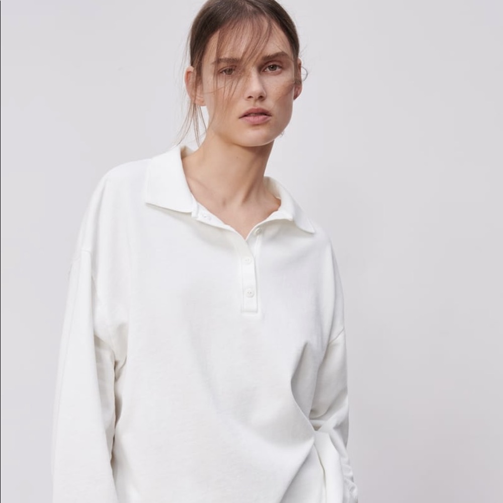 Zara polo long sleeve